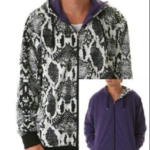 REVERSIBLE SNAKE SKIN HOODIE by Sean John